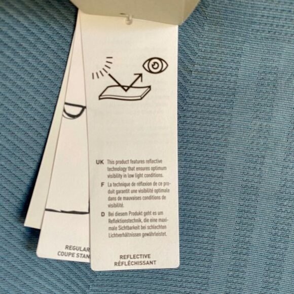 Adidas Climacool Athletic Blue Running Top Womens Small New With Tags - Picture 10 of 11